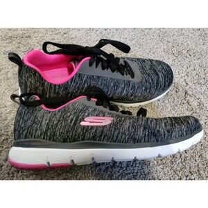 Skechers Air-Cooled Memory Foam Sneaker Shoes Lite Weight Women's Size 8.5